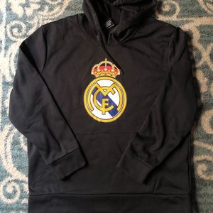 Black Friday sales!!!!Black Real Madrid Mens Hoodie